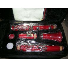 Professional Golden key Bb Clarinet Clarinet red