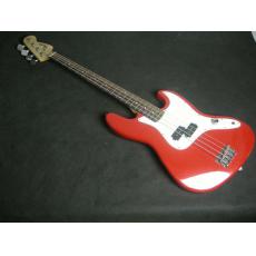 4 string custom Electric Bass Guitar red