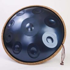 12 Note D Kurd Blue Carbon Steel Handpan