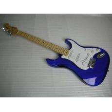 Stracaster Electric guitar Blue Tranparent