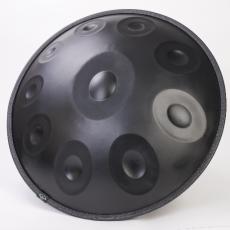 10 Note D Kurd Black Stainless Steel Handpan