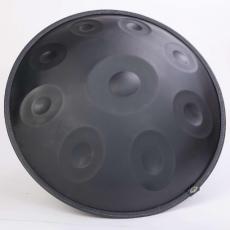 10 Note D Kurd Matte Black Stainless Steel Handpan